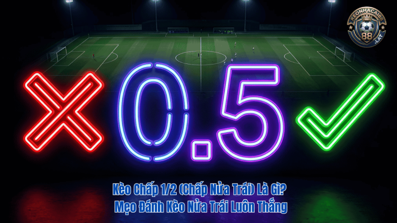 Kèo Chấp 1/2 (Chấp Nửa Trái) Là Gì? Kèo Chấp 1/2 (Chấp Nửa Trái) Là Gì?