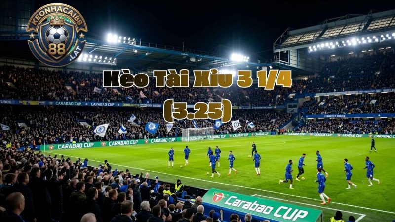 Kèo Tài Xỉu 3 1/4 (3.25) Là gì?
